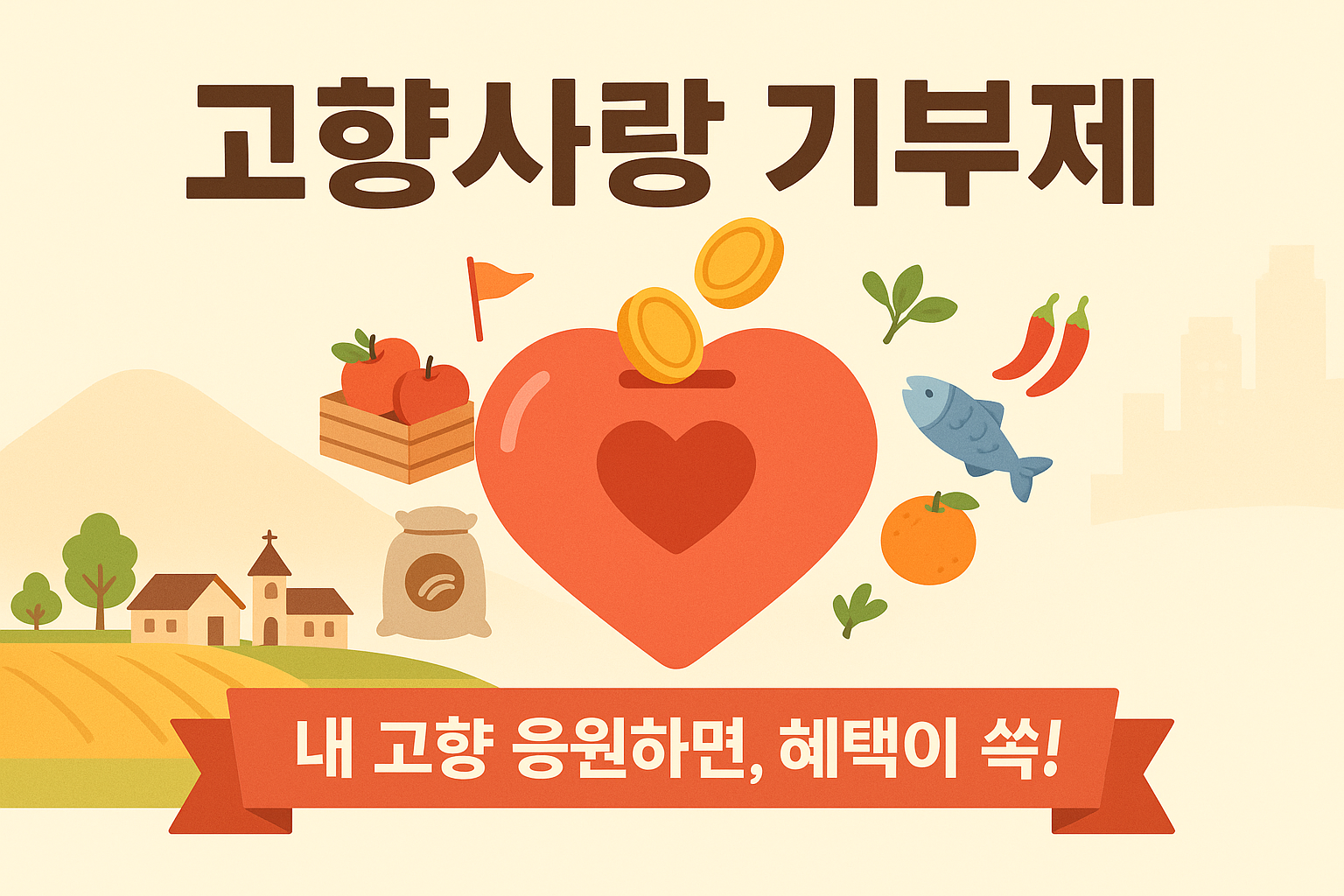 고향사랑 기부제, 고향을 지키는 똑똑한 기부의 시작