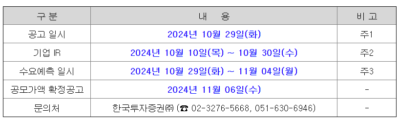 엠오티 공모주 청약일정