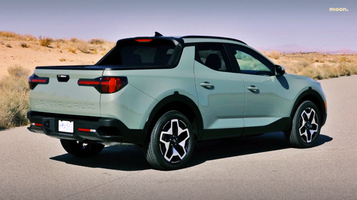 현대산타크루즈_후면부모습