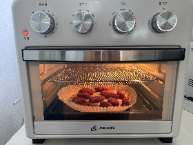 비트병아리콩스틱을 에어프라이어에 넣은 사진