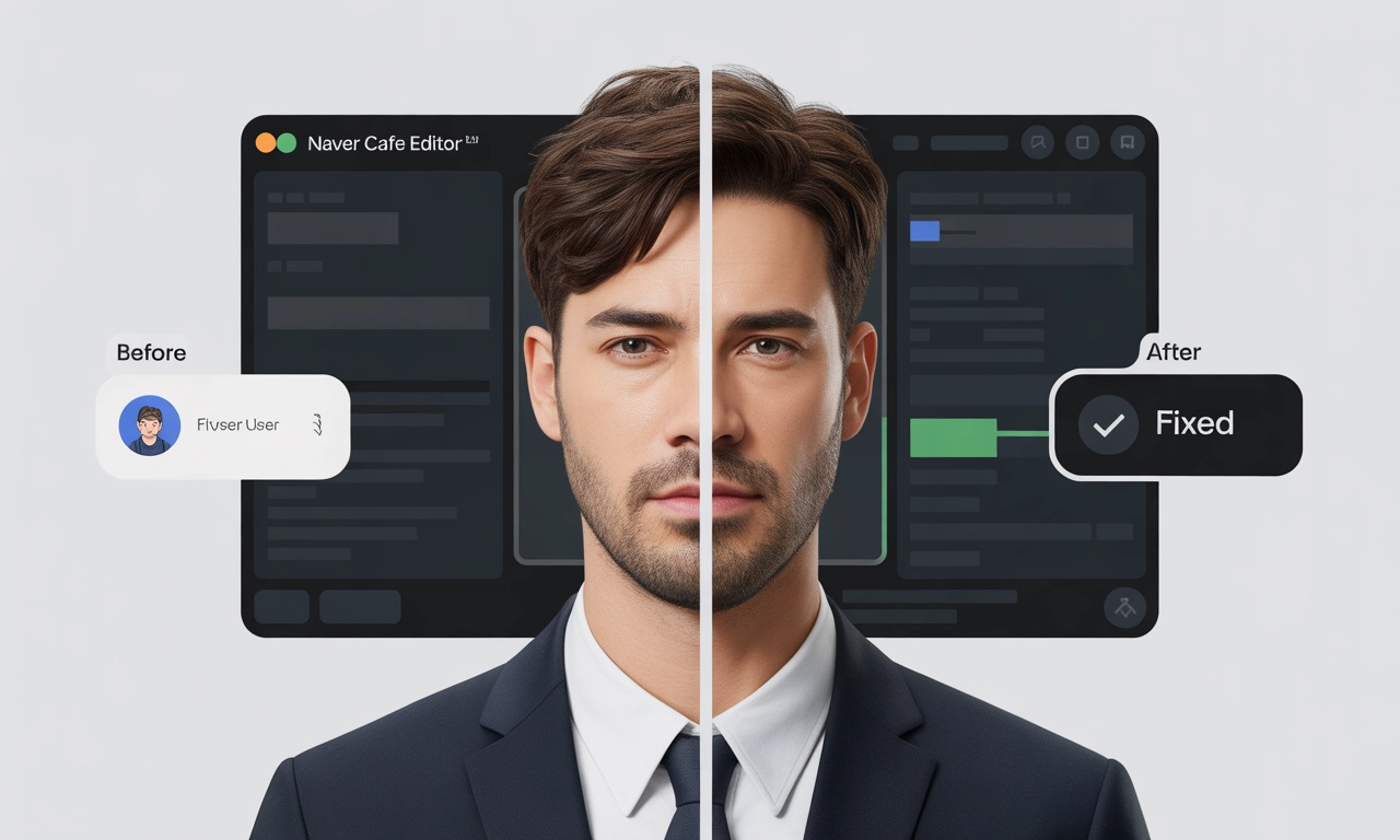 네이버카페에디터오류