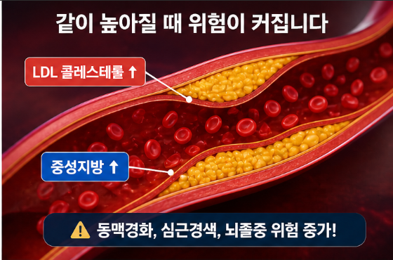 중성지방 vs 콜레스테롤 차이, 제대로 모르면 계속 수치 안 떨어진다