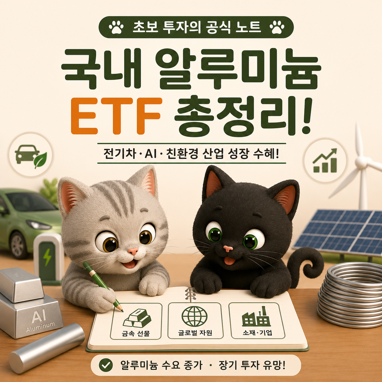 국내 주식ETF 알루미늄 관련 내용