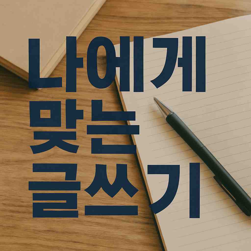 나에게 맞는 글쓰기