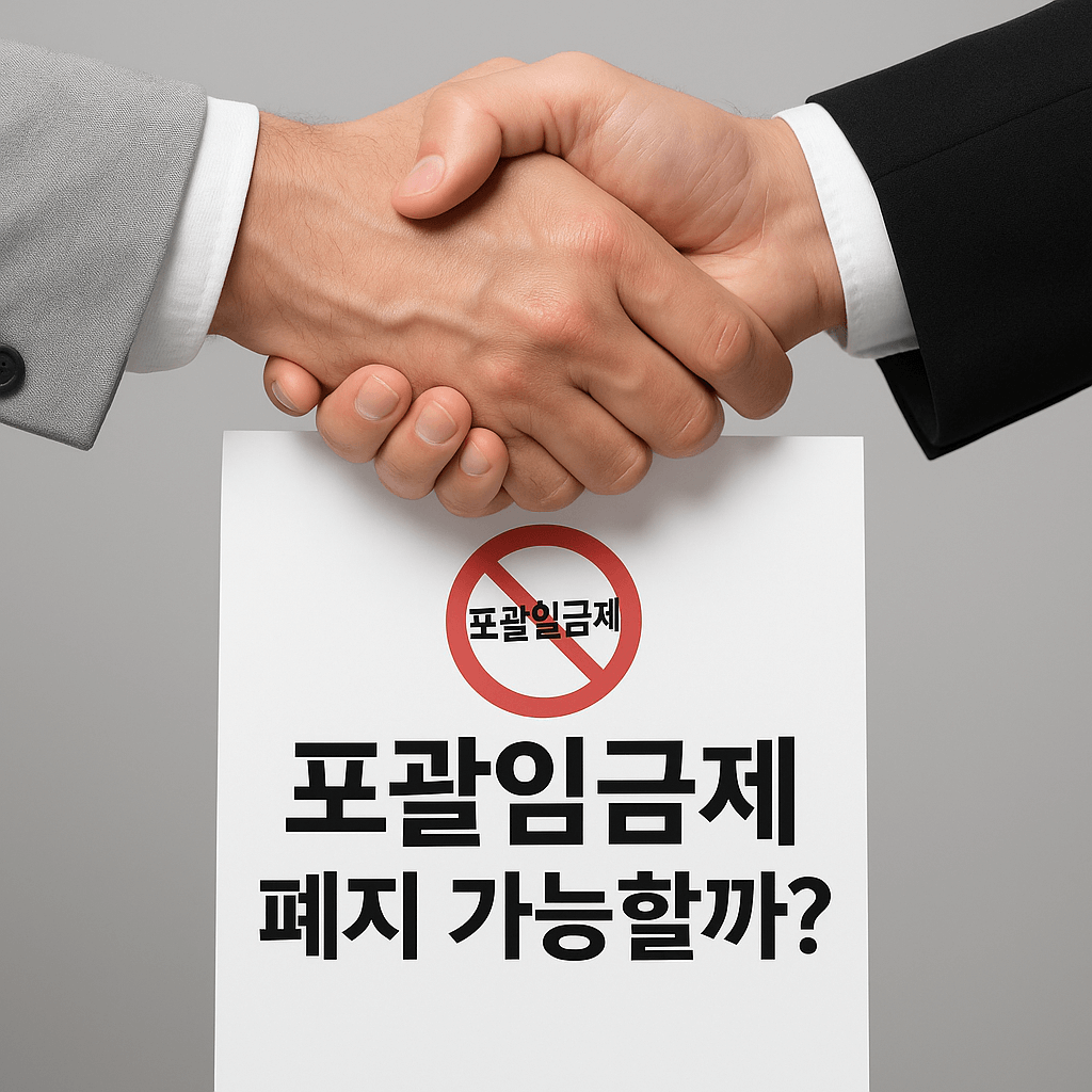 포괄임금제 뜻부터 폐지 논의까지|시행일 오해 정리 + 임금피크제 나이 한눈에