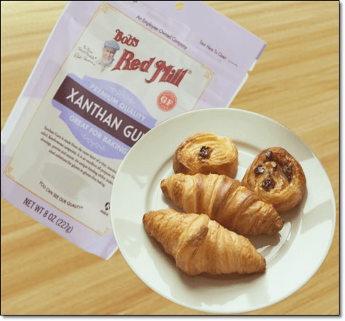 잔탄검이 들어간 글루텐 프리 빵 