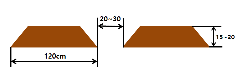 김장 갓 밭 만들기