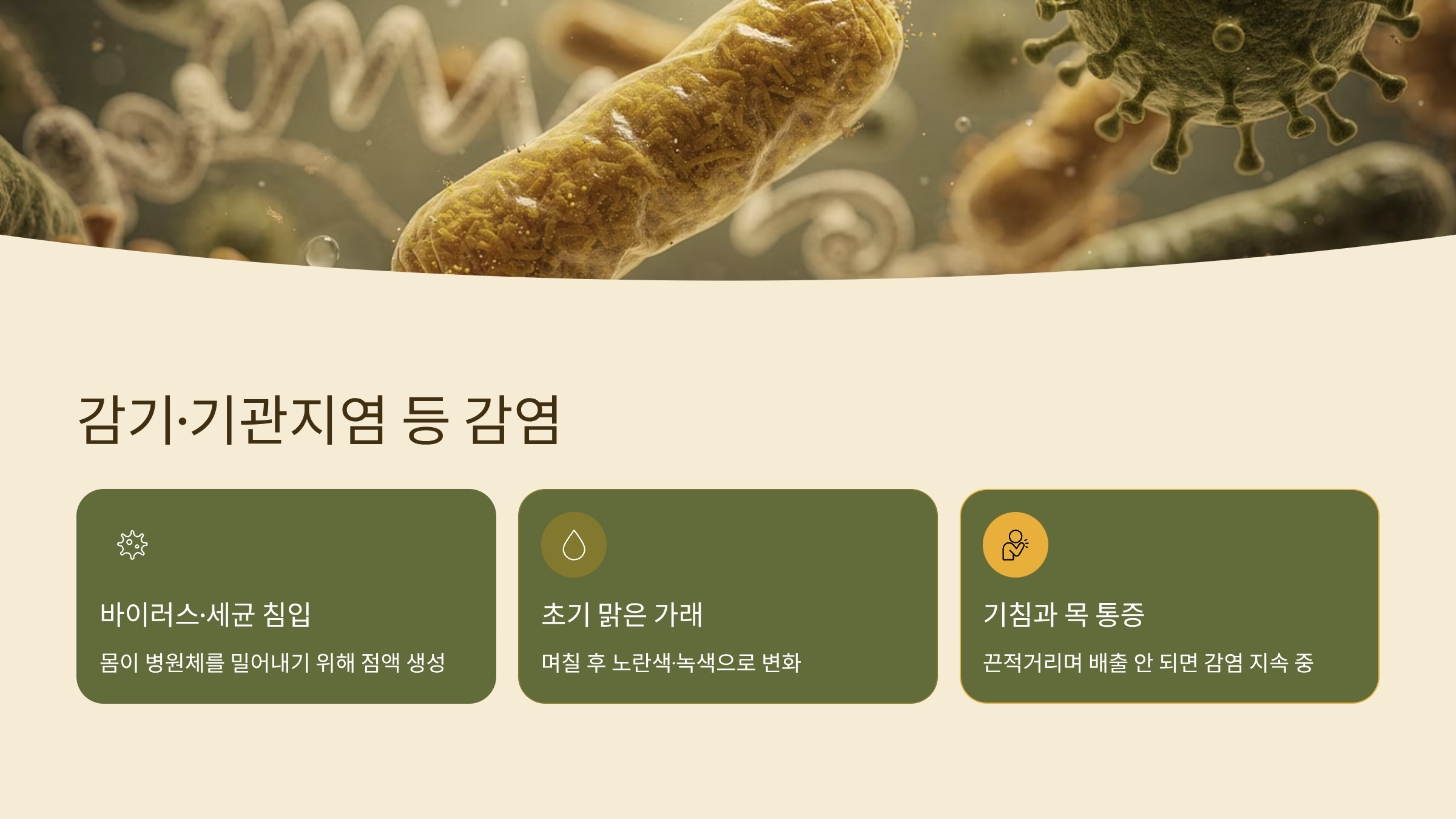 가래가 생기는 원인 감기·기관지염 등 감염이 주된 원인