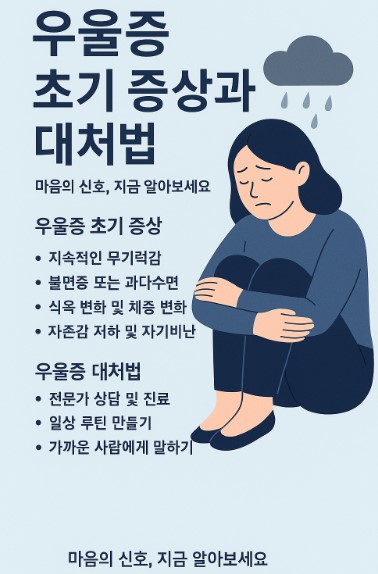 우울증 초기 증상과 대처법