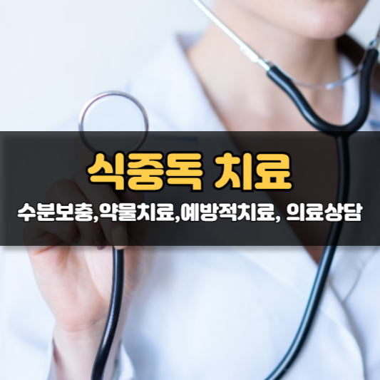 식중독의 원인, 증상, 두드러기, 치료 및 예방 방법