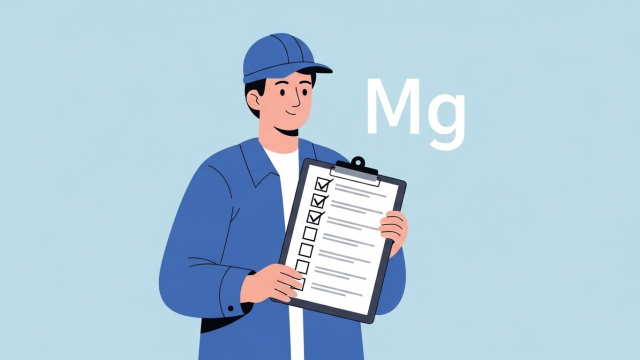 마그네슘 효능 체크리스트 요약