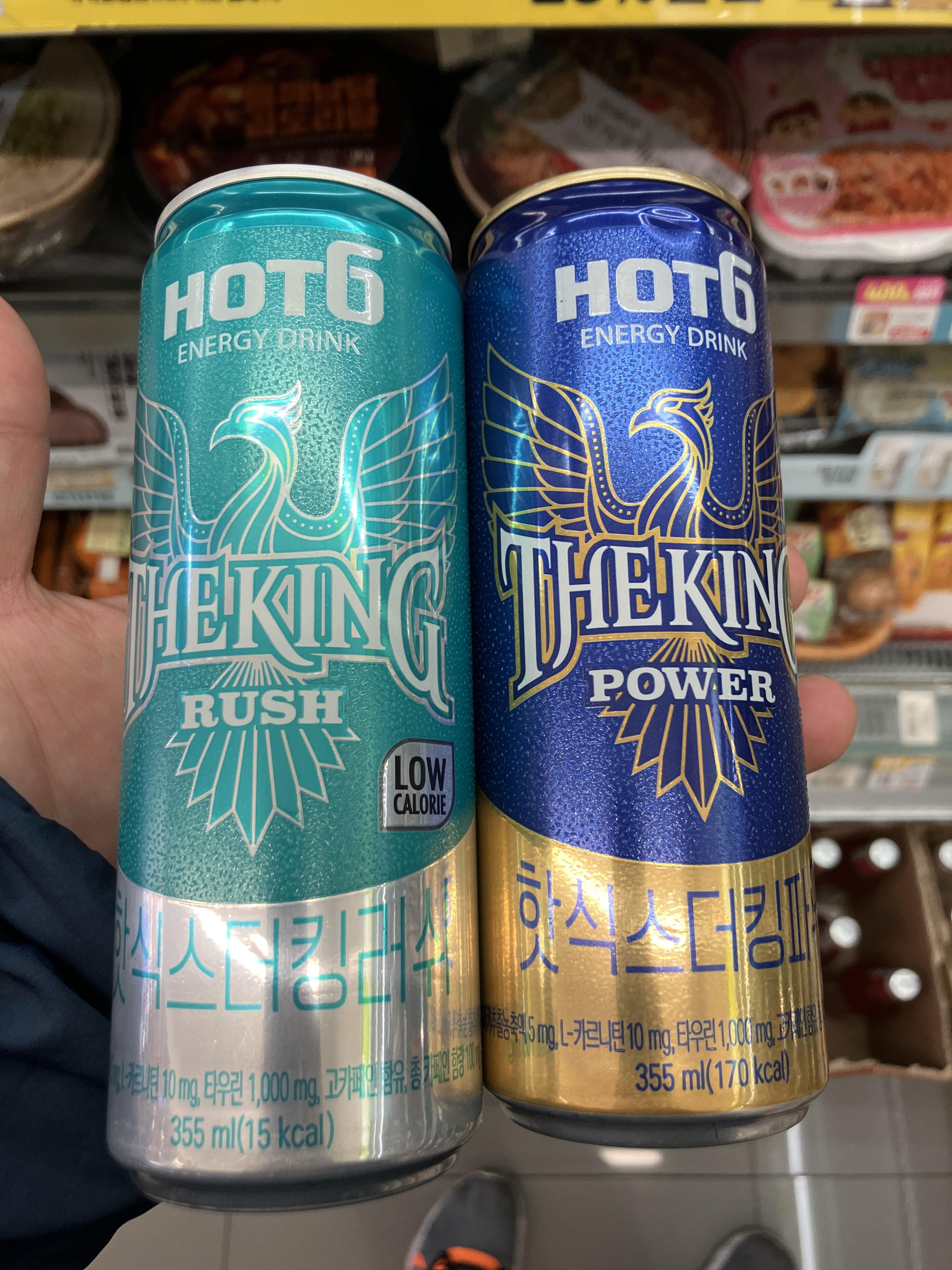 핫식스 에너지드링크 더킹 2가지