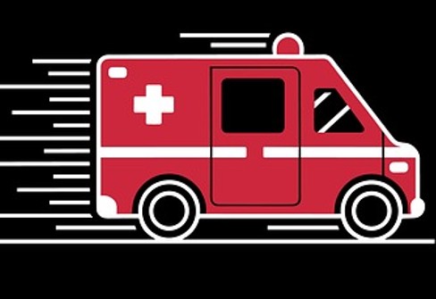 달려가는 소방자