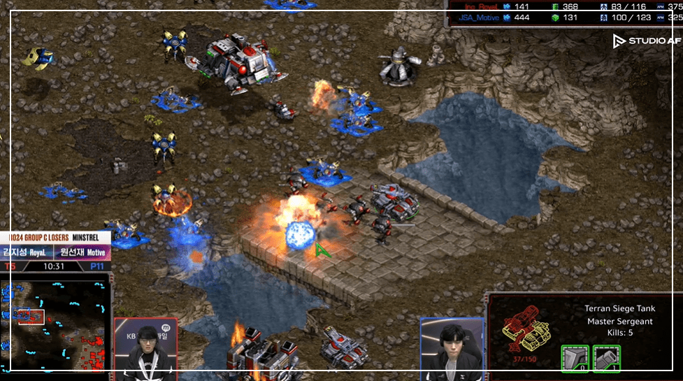 SSL 24강 C조 패자전 공업타이밍1