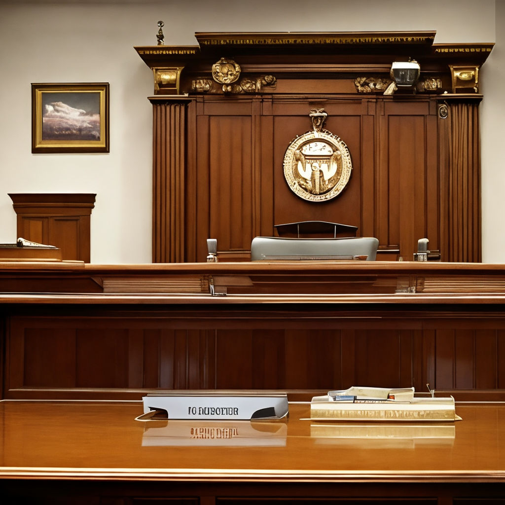 서양의 법정 - 판사석, 법원, 법정