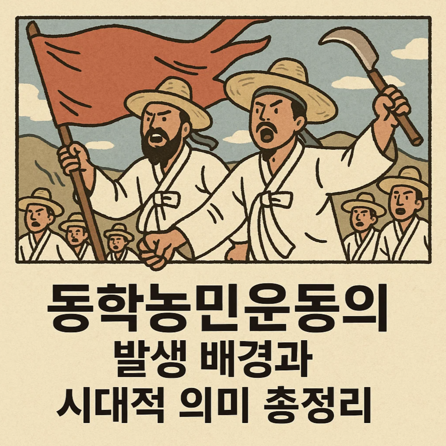 동학농민운동의 발생 배경과 시대적 의미 총정리
