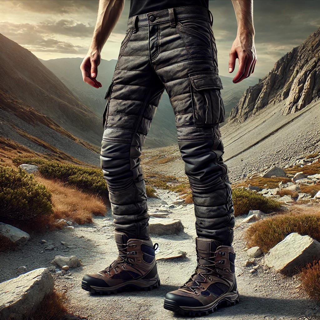 남성 패딩 등산바지