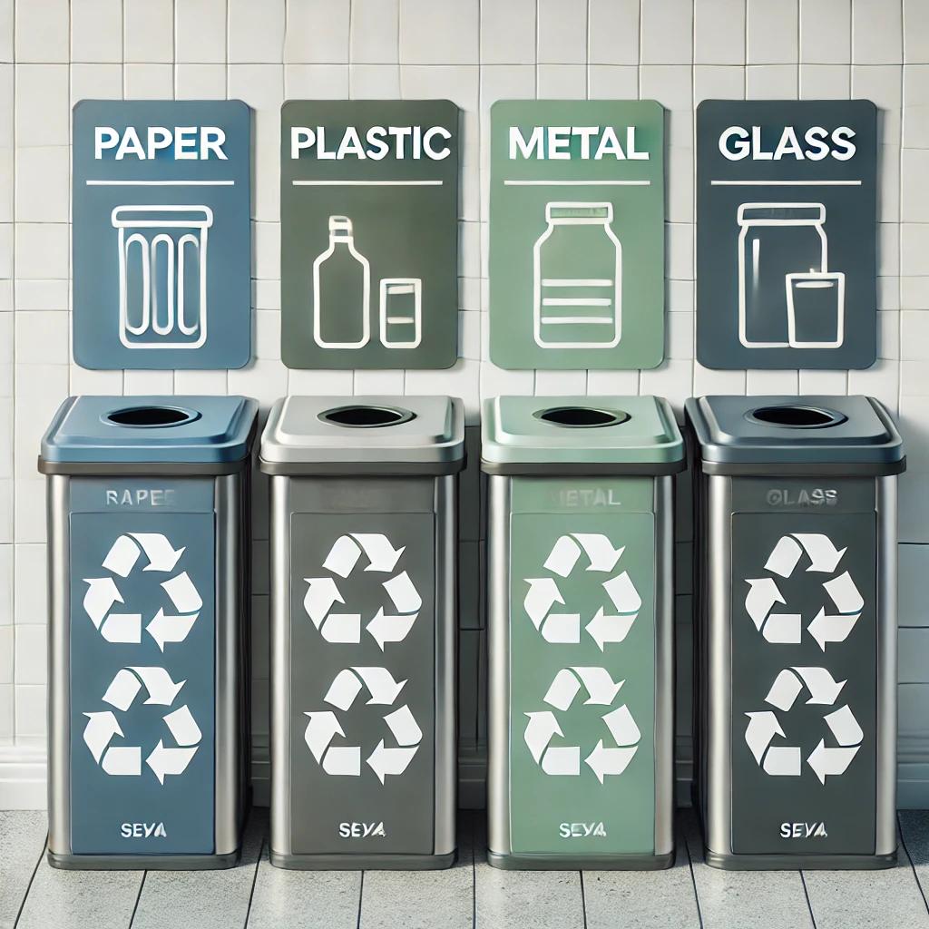 재활용분리수거함 4종