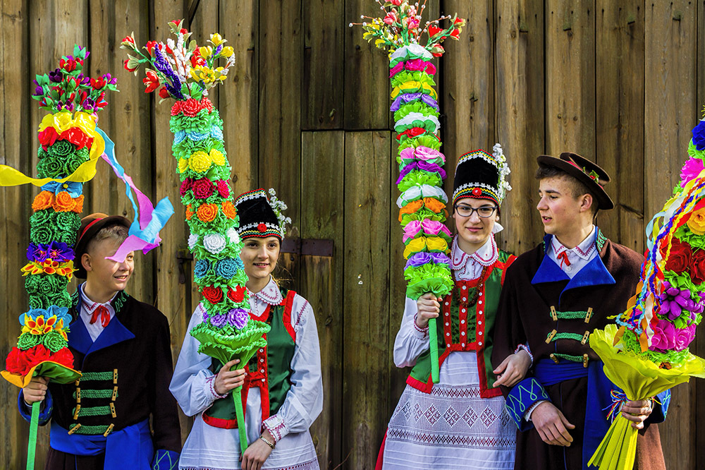 폴란드 성일요일 야자나무