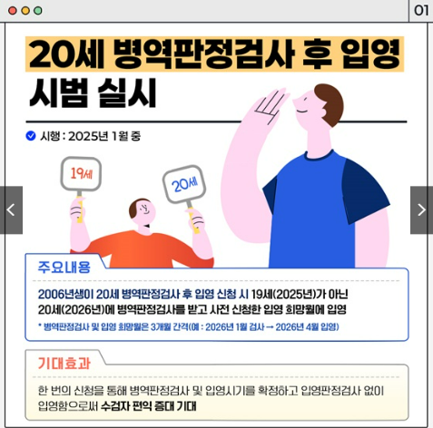 2025 병역제도 변경사항