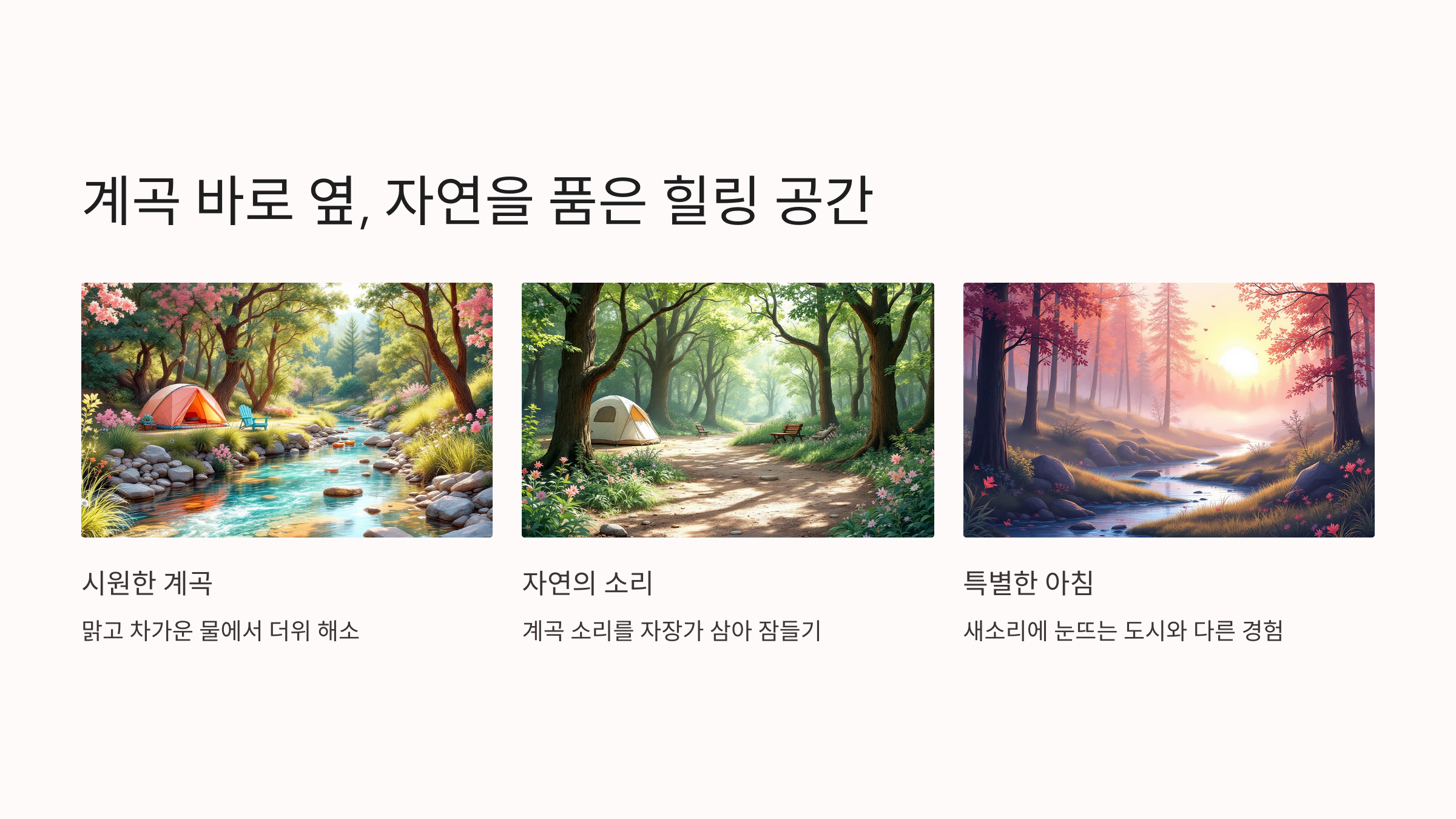 🌲 남양주 수동계곡캠핑장 : 서울 근교의 조용한 캠핑장!