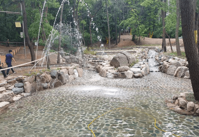 계곡-청량산-물웅덩이-분수