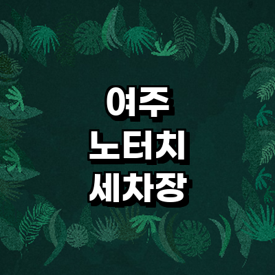 여주시 노터치 세차