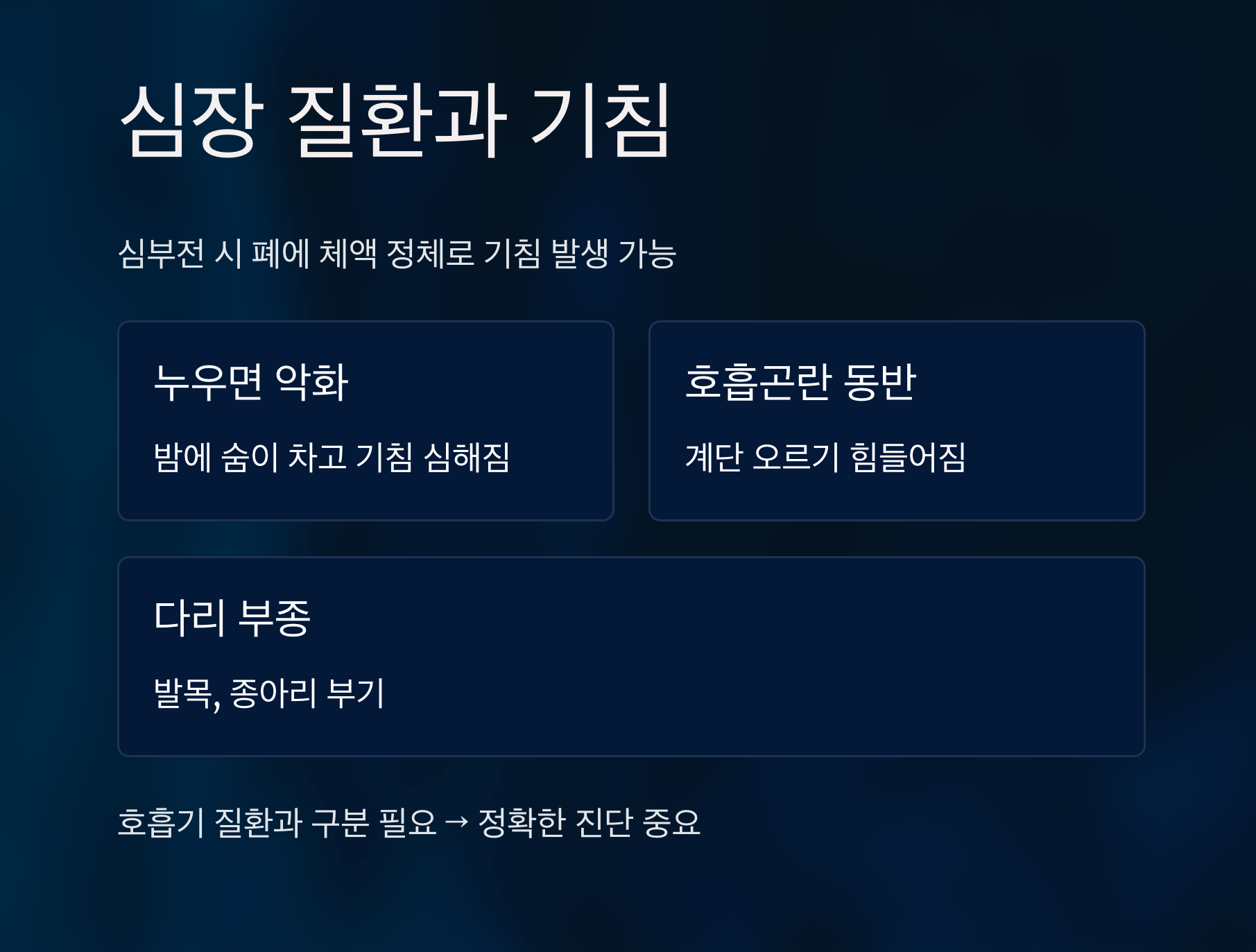 기침이 오래가면 의심되는 질병