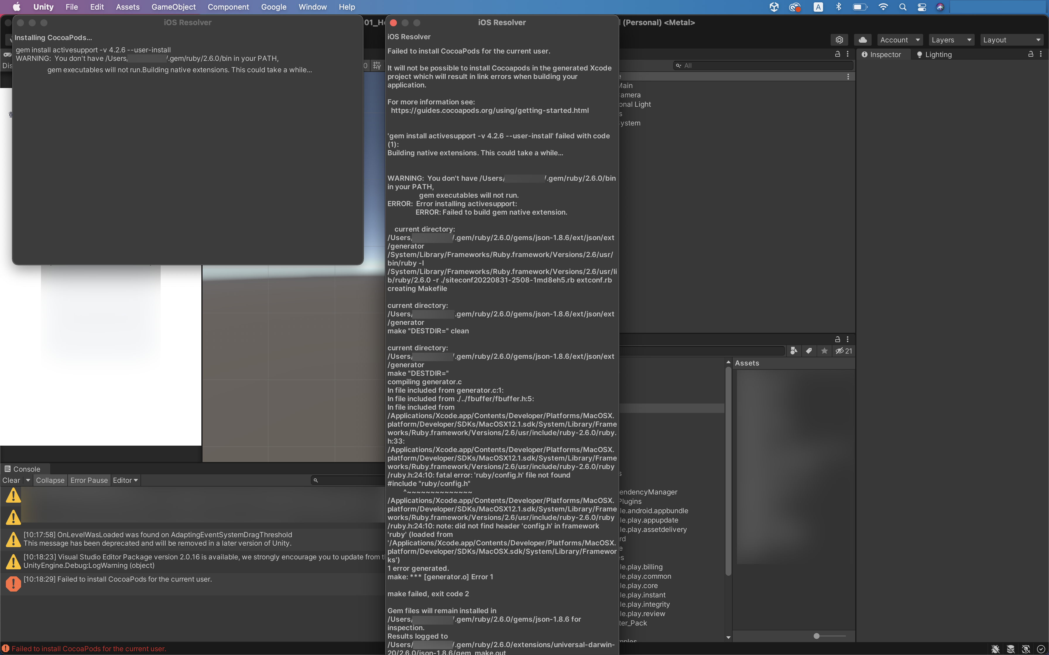 Cocoapod오류