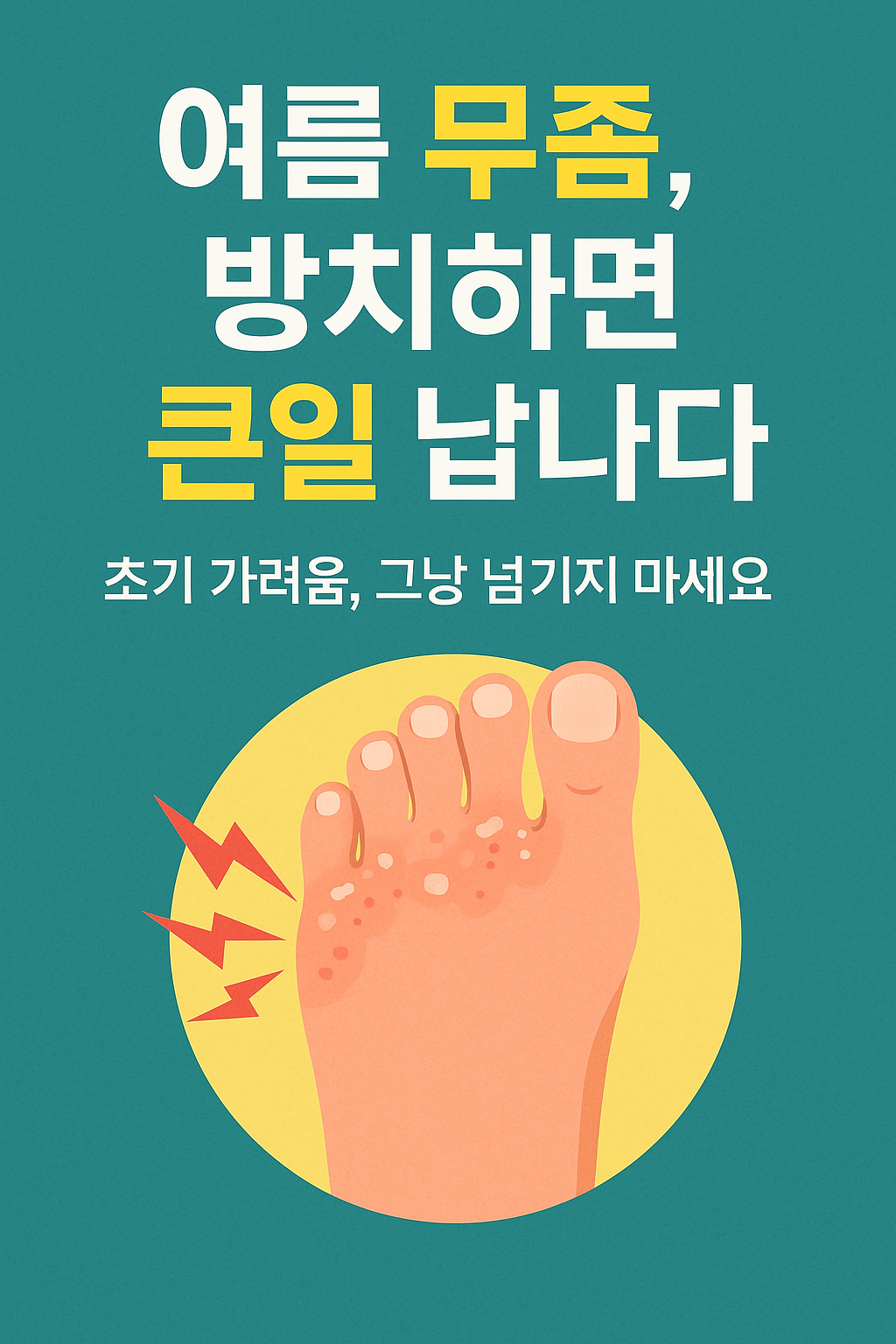 여름 무좀 원인과 예방법
