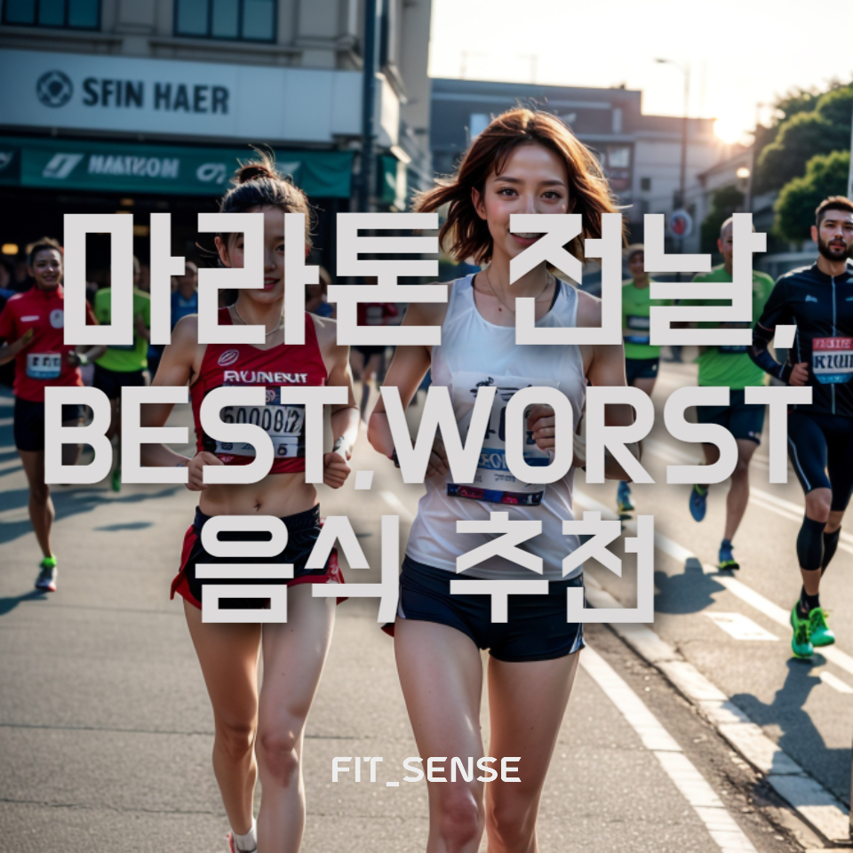 마라톤 대회 전날 먹으면 좋은 음식과 피해야 할 음식