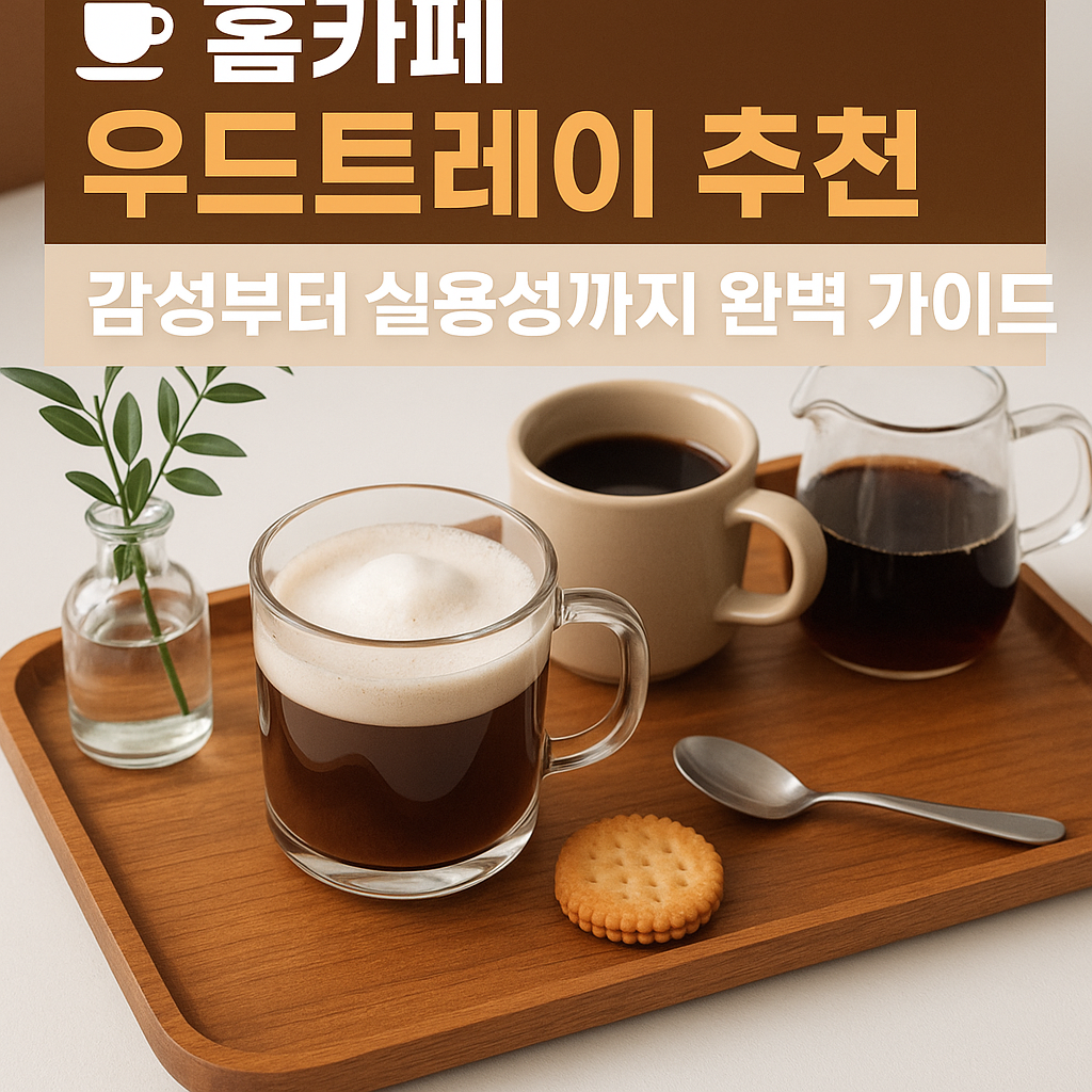 홈카페 우드트레이