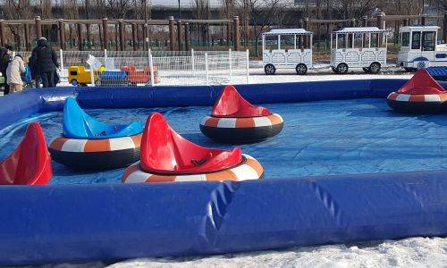 서울 한강 눈썰매장 사진5