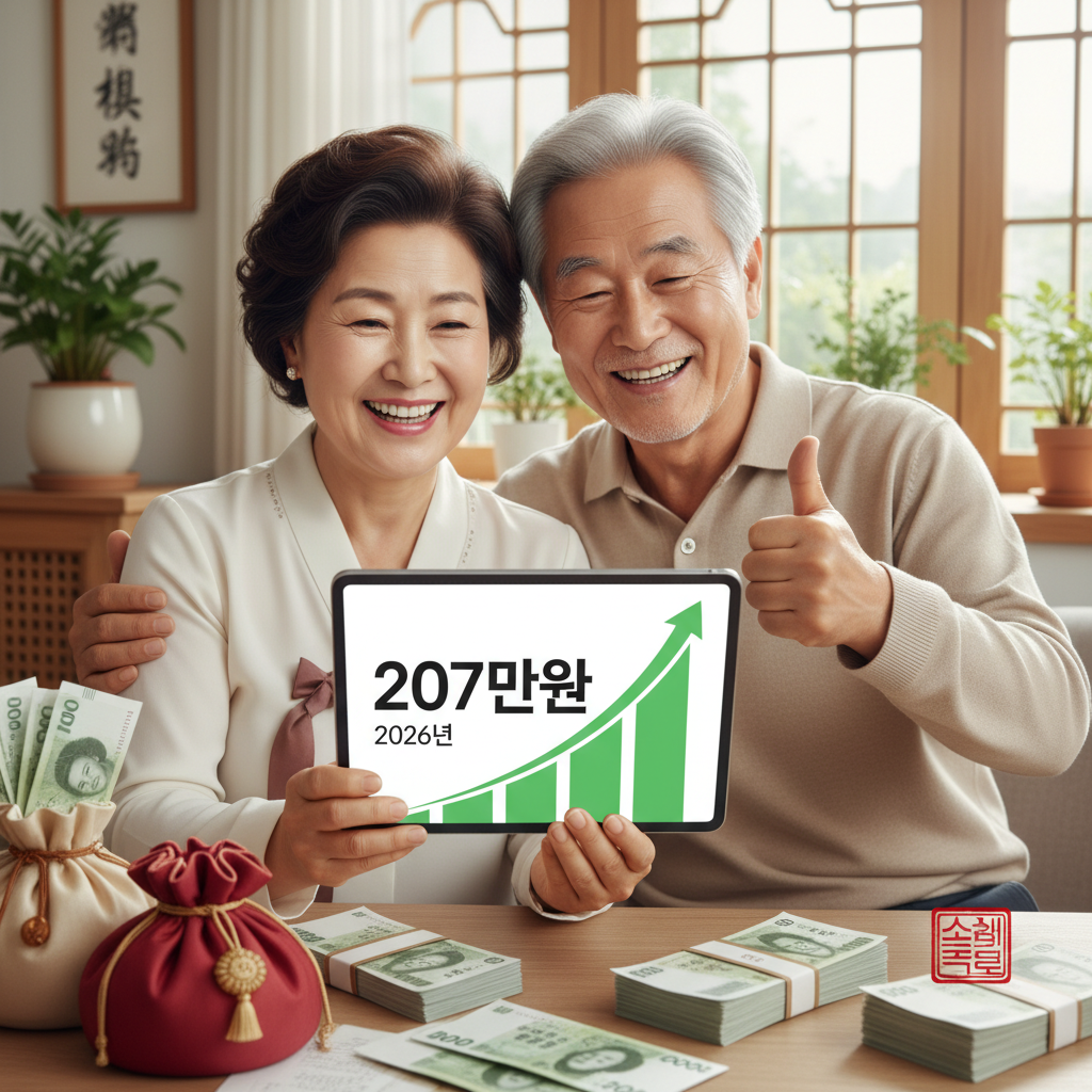 2026년 기초생활수급자 자격 및 혜택 완벽 정리 (4인 가구 최대 207만원, 중위소득 표 포함)