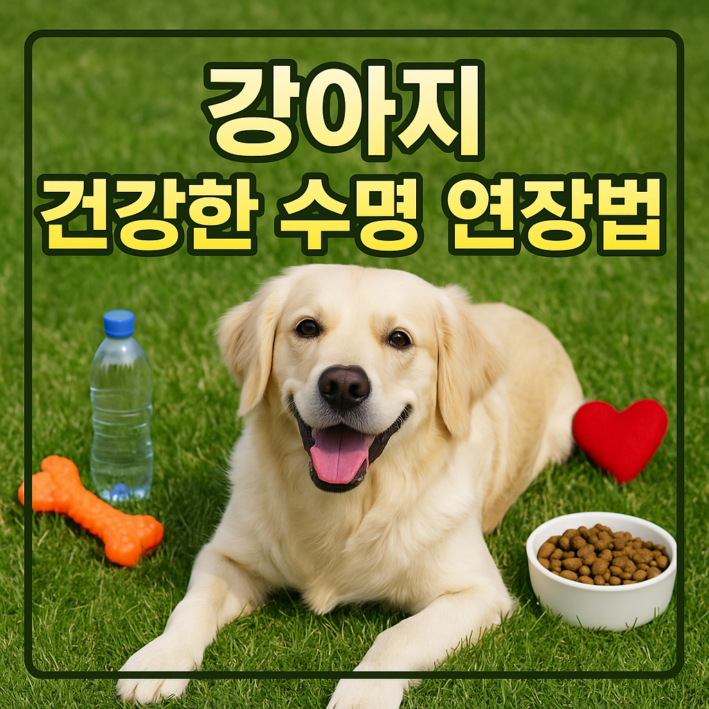 강아지 건강한 수명 연장법