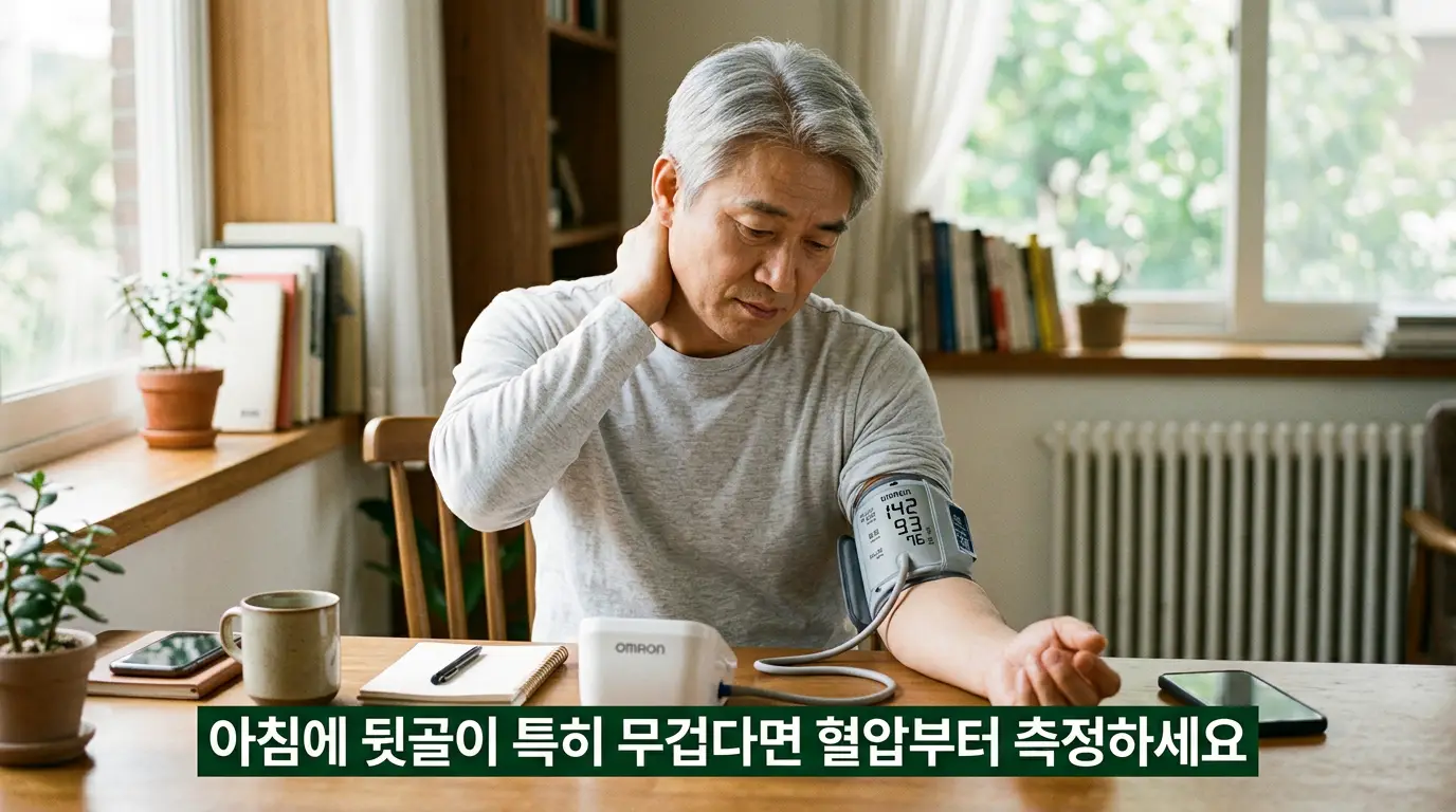 뒷골이 땡기는 증상 고혈압 경추 긴장성두통 원인별 구별법"