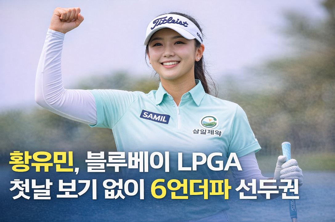 블루베이 LPGA 첫날 황유민 6언더파 무보기 행진 비결