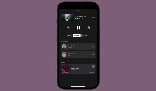 Apple TV InSight 기능(이미지출처-macrumors)