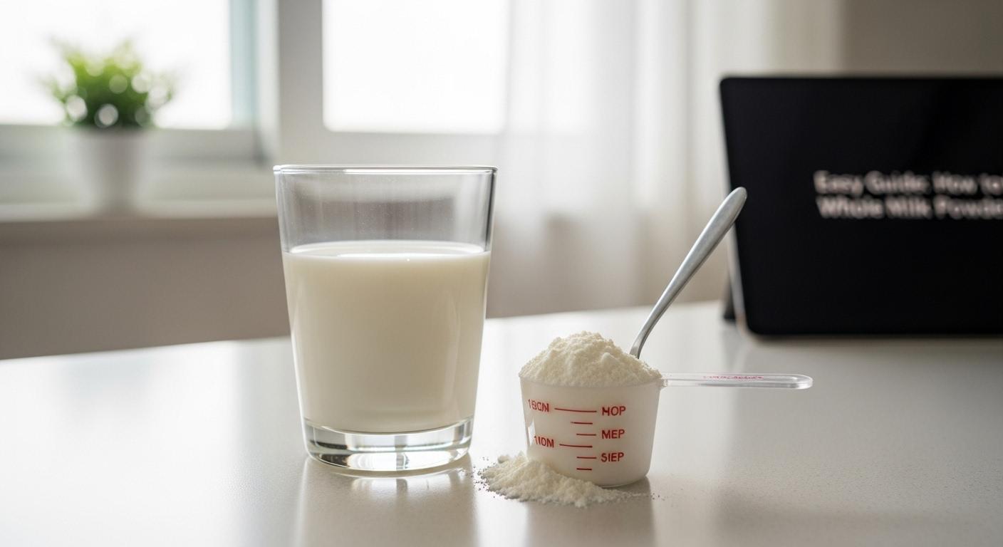 전지분유 먹는법