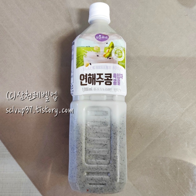 맑은물에 연해주콩 흑임자 콩물 1000ml