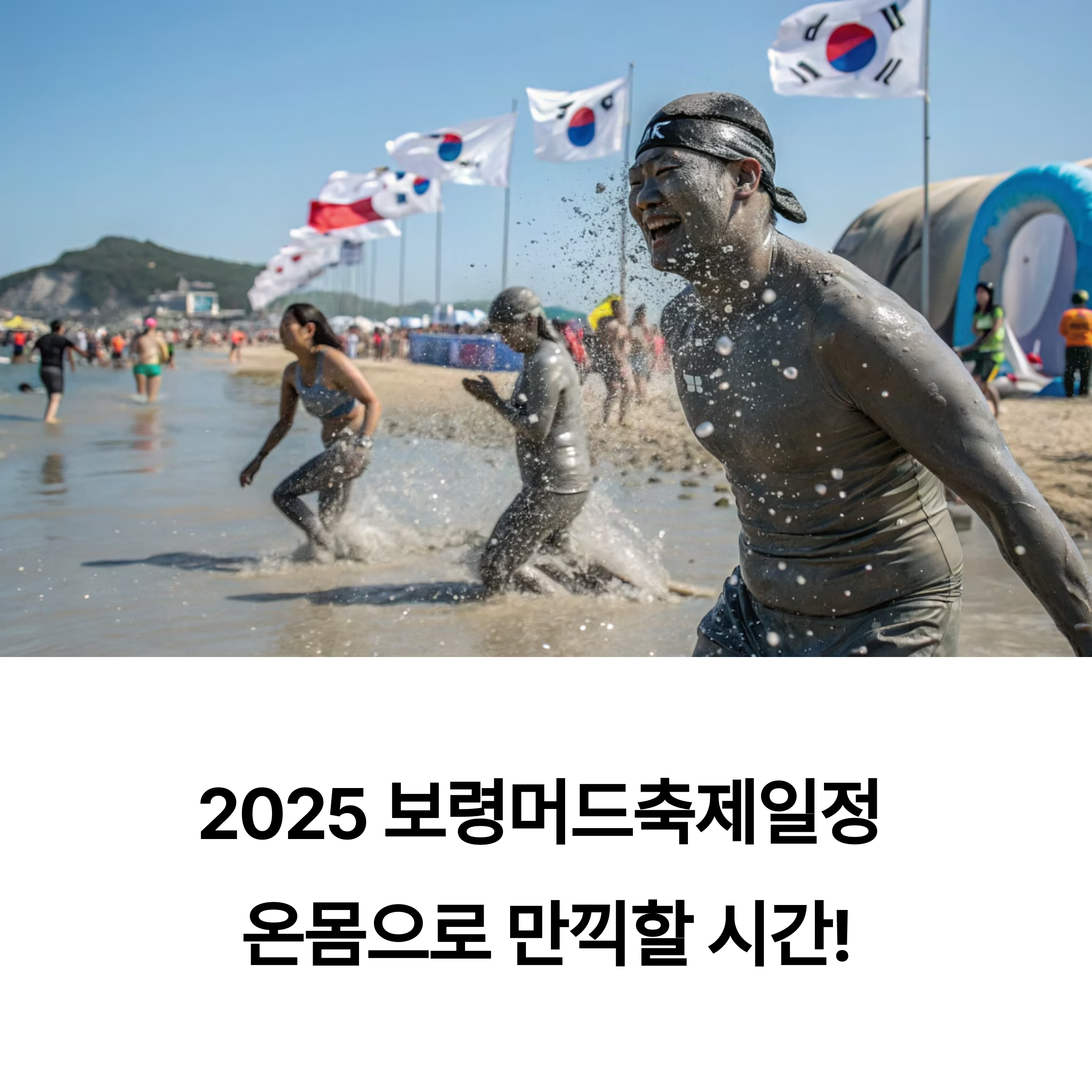 2025 보령머드축제일정