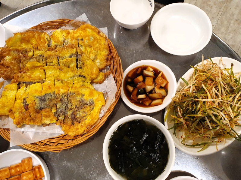 수지빈대떡-육전과파절이
