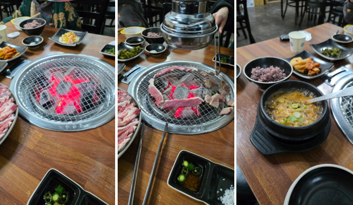 5살 아이와 생오리 숯불구이 맛집 '큰골' (& 평창 라마다 호텔 복층 숙박)