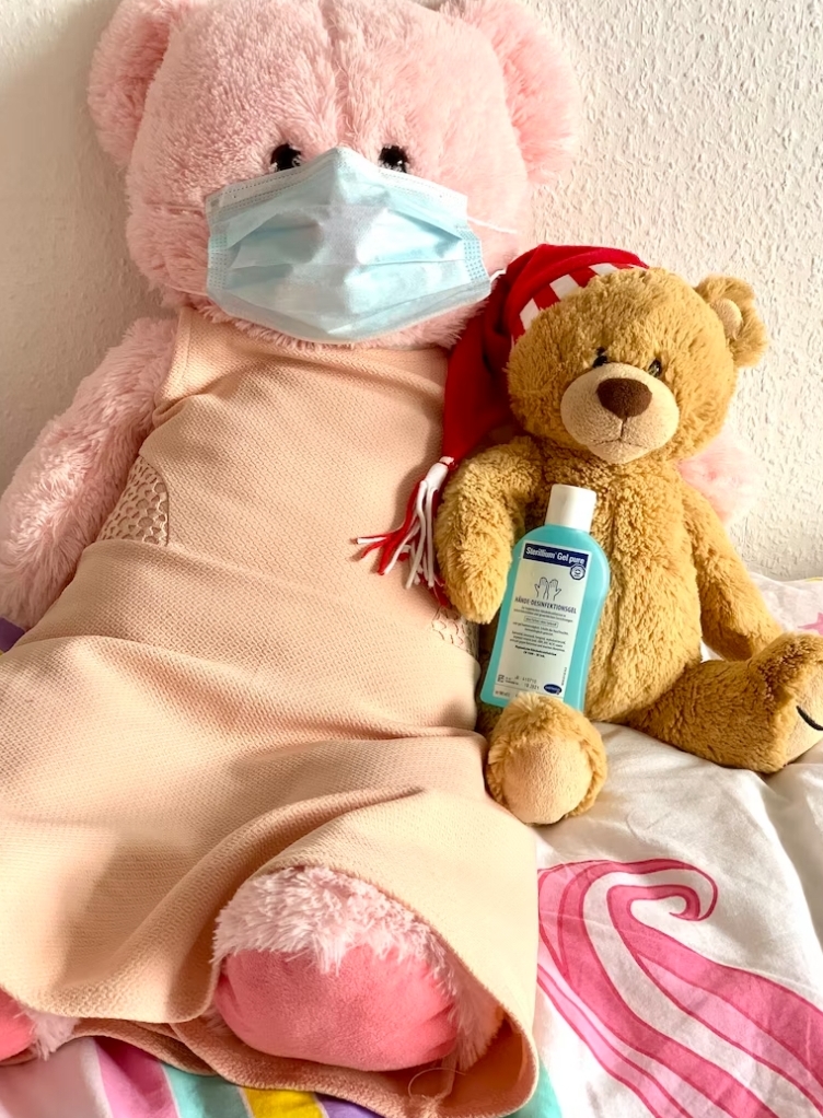 독감 감염 이미지