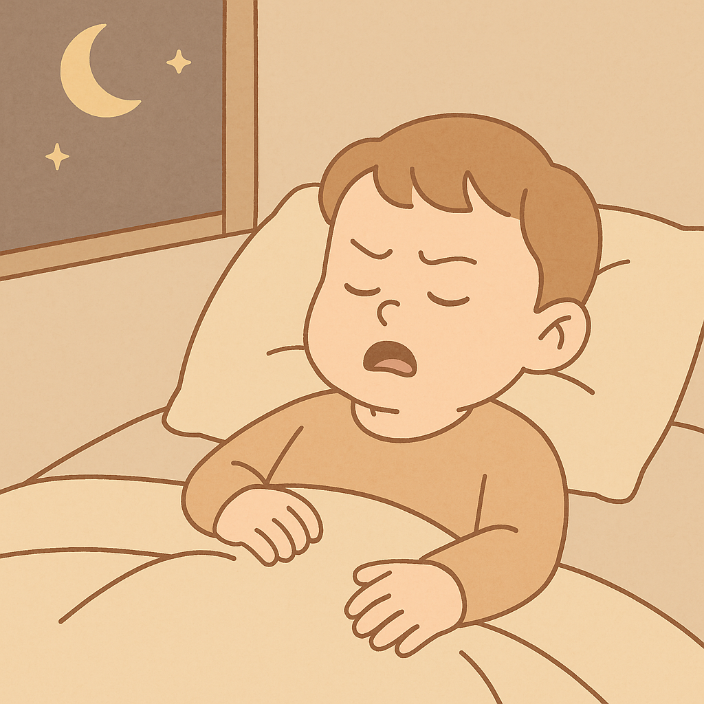 비염으로 입 벌리고 자는 아이에 관한 이미지