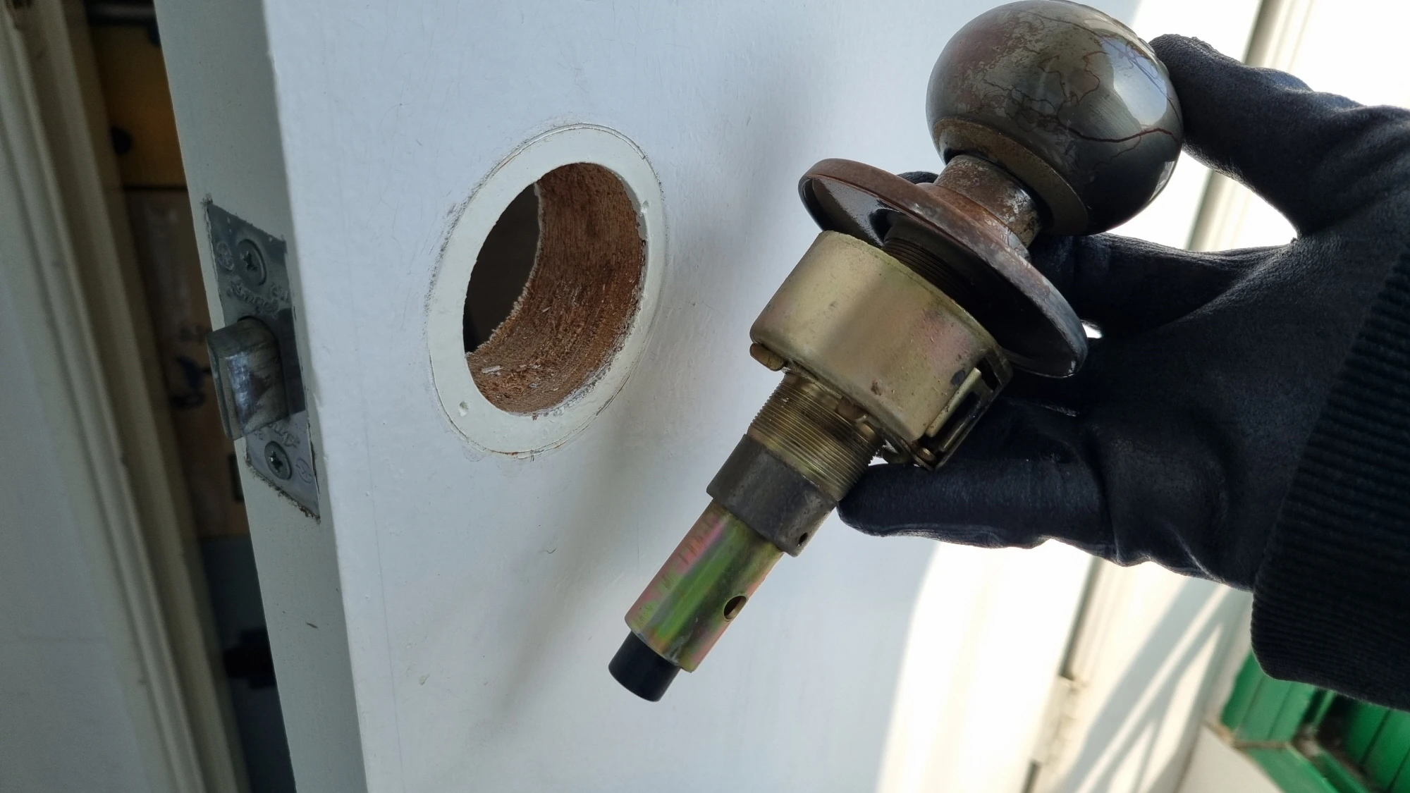 실외 손잡이 뺀 모습