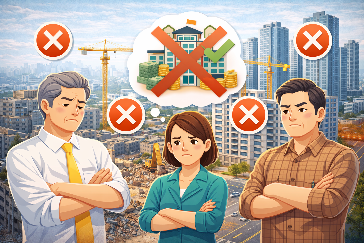 은마아파트 재건축 지연 이유