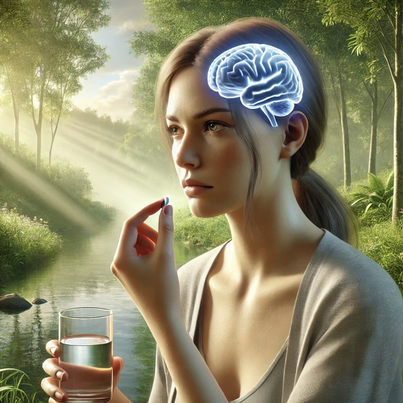 자연 속에서 약복용