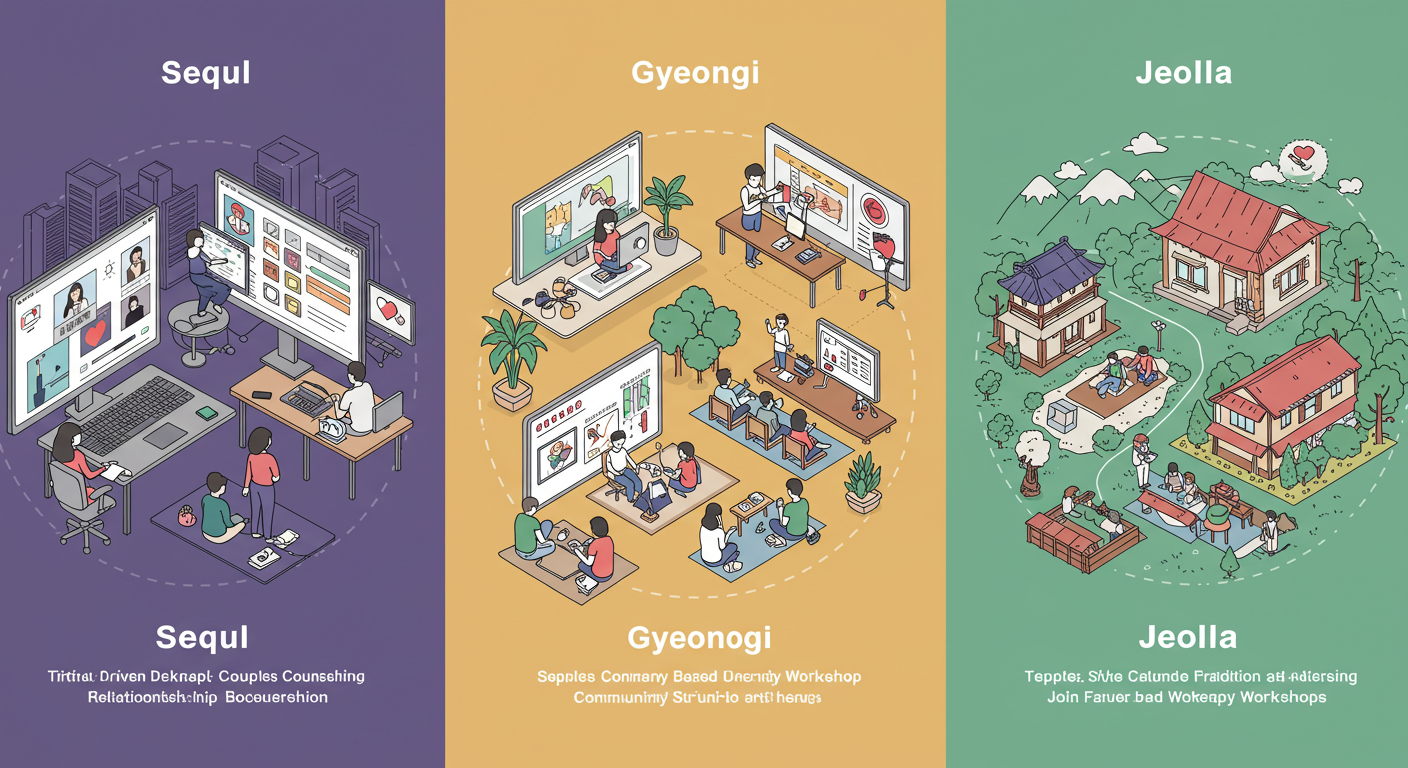 지역별 부부 상담 프로그램 비교 그림
