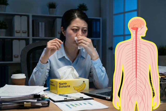 비알레르기 비염 원인 스트레스 피로